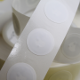 25mm Round NFC Sticker with White PVC front - NTAG215