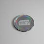 ZipNFC 30mm Hologram NFC HARD PVC Disc Tag Token - anti-metal NXP NTAG213