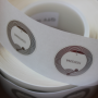 38mm ZipNFC Bullseye NFC Stickers Tag Clear (wet inlay)  NXP NTAG213