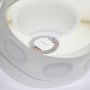 38mm Round NFC Sticker with White PVC front - NTAG215