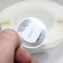 38mm Round NFC Sticker Tag with White PET front - NTAG213