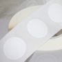 38mm Round NFC Sticker with White PVC front - NTAG215