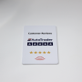 NFC PVC printed AutoTrader review card - NXP NTAG213