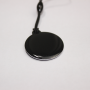 NFC Plastic Hang Tag NTAG215 [Plain glossy black] epoxy cover