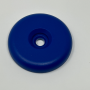 ANTI-METAL 34mm BLUE PA6 NFC Disc Token with hole - NTAG213 + 3M Glue