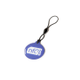 NFC Plastic Hang Tag NTAG213 [Blue with White Logo]