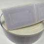 ID1 (85mm x 54mm) Rectangle NFC Sticker with thin White PVC front + 3M Glue - NTAG213