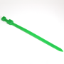Small Green NFC Cable tie Nylon Plastic Tag with standard teeth - NXP NTAG213