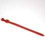 Small red NFC Cable tie Nylon Plastic Tag with standard teeth - NXP NTAG213