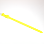 Small Yellow NFC Cable tie Nylon Plastic Tag with standard teeth - NXP NTAG213