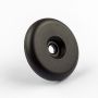 ANTI-METAL 34mm Black PA6 NFC Disc Token with hole - NTAG213 + 3M VHB Glue