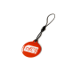 NFC Plastic Hang Tag NTAG213 [Red with White Logo]