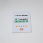 NFC PVC printed Trustpilot review card - NXP NTAG213