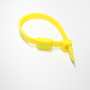 Small Yellow NFC Cable tie Nylon Plastic Tag with standard teeth - NXP NTAG213
