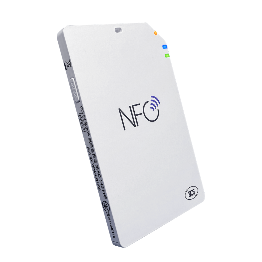  ACS ACR1555U Secure Bluetooth® NFC Reader & Writer & HID Keyboard option