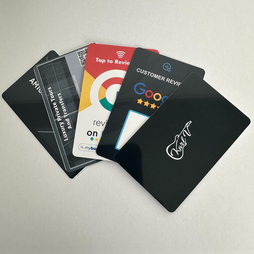 Bespoke / Custom Printed NFC PVC  business Cards - NXP NTAG213