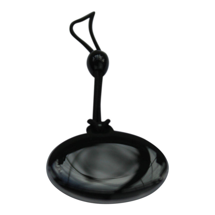 NFC Plastic Hang Tag NTAG213 [Plain glossy black]