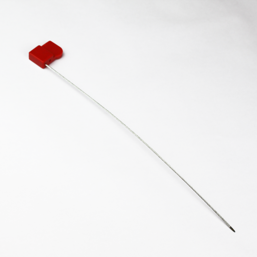 Red asset sealing stainless steel wire NFC sealing tag - NXP NTAG213